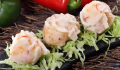 鱼籽龙虾风味丸Lobster Ball With Fish Roe