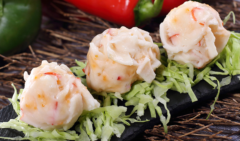 鱼籽龙虾风味丸Lobster Ball With Fish Roe